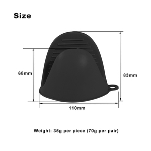 Mini mitaines de four en <span class=keywords><strong>Silicone</strong></span> résistant à la chaleur nettoyage de <span class=keywords><strong>cuisine</strong></span> protecteur de <span class=keywords><strong>doigt</strong></span> poignées de pincement gants de cuisson et porte-casserole - Product Image 6