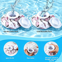 Sac de glace réutilisable personnalisé pour les blessures et le soulagement de la fièvre - Pack de gel chaud et froid pour la thérapie, soulageant les douleurs musculaires, les gonflements et les maux de tête