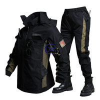 YUEMAI Vente en gros de vêtements de travail pour hommes, printemps-automne, vêtements de travail en plein air, vert OD, noir, combinaison tactique