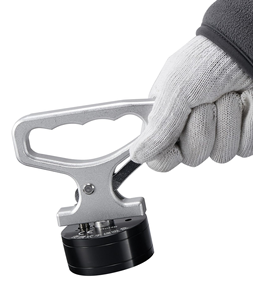 เครื่องยกแม่เหล็กถาวรมือเดียว30กก. 40กก. 50กก. 60กก. สำหรับตัดด้วยเลเซอร์พร้อมฟังก์ชั่นปลด - Product Image 3