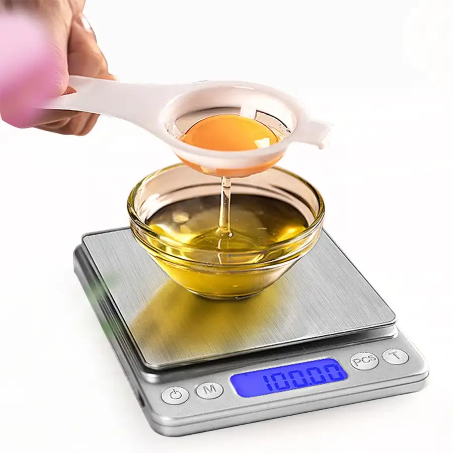 Melhor balança de peso para cozinha, balança digital multipermanente de pesagem 500g/0.01g