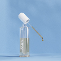 Flacon compte-gouttes en plastique de 120 ml avec bouton-poussoir 20/410