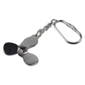 ผู้ถือกุญแจโลหะทองเหลืองอุตสาหกรรมออกแบบด้วยเงินเงาสูงสีและชุบการออกแบบมาตรฐานคีย์โซ่ - Product Image 1