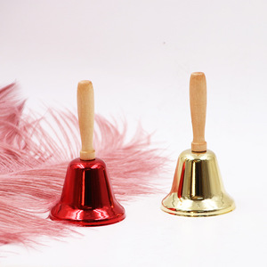 Campana <span class=keywords><strong>de</strong></span> Mano <span class=keywords><strong>de</strong></span> Madera <span class=keywords><strong>de</strong></span> 11.6cm <span class=keywords><strong>de</strong></span> Diámetro, Sonido Nítido <span class=keywords><strong>de</strong></span> Santa Claus, Atrae la Atención, Campana <span class=keywords><strong>de</strong></span> Manivela - Product Image 1