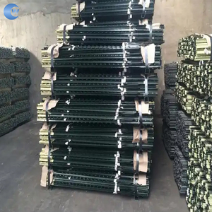 เสารั้วเหล็กรูปตัวทีเสา6.5ft ทาสีเขียวพิมพ์แบบอเมริกา - Product Image 3