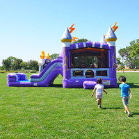 Château de maison de rebond commercial château gonflable château de saut plein d'entrain trampolines château de saut de rebond Combo toboggan aquatique pour enfants louer