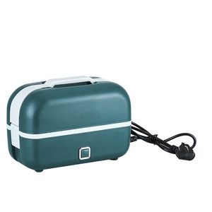 Upgraded 230W 220V 304 Removable Portable Food Warmer Heated Water Warming 2-Layer Leak Proof Electric Lunch Box