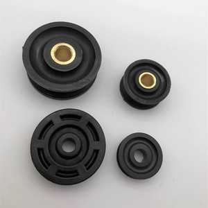 Industrial Nylon <strong>Pulley</strong> <strong>Block</strong> Black Plastic <strong>Pulley</strong> Wheel Rope <strong>Pulley</strong> Wheel - Product Image 6