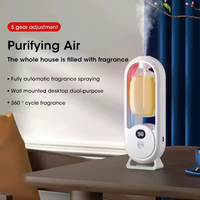 Diffuseur d'arômes intelligent à brume froide, mini humidificateur paysager en forme de goutte de pluie, humidificateur d'air parfumé à l'eau de pluie, dégraissant