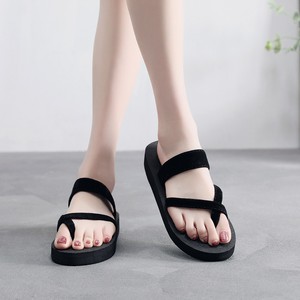 Été Nouveau Style Femmes Fond Souple Antidérapant Polyvalent Extérieur Plage Fond Plat Paresseux Une Étape Décontracté Demi Chaussons - Product Image 4