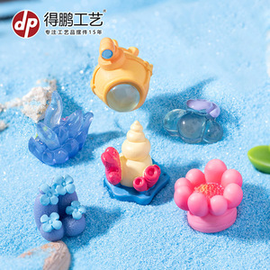 ดีพี มิเนียเจอร์ มารีน แลนด์สเคป ออร์นาเมนท์เรซิ่นตกแต่งตู้ปลาสไตล์การ์ตูนกันน้ำ - Product Image 2