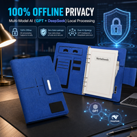 Carnet intelligent numérique à chargement sans fil, technologie de pointe, avec 70H d'enregistrement pour le travail professionnel, logo personnalisé, vente chaude
