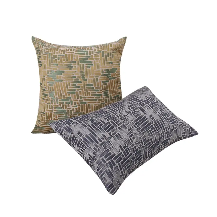 Modern style jacquard metallic outdoor back support decorative sofa square designer pillows cushion