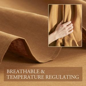 Tốt Nhất Phổ Biến Hiện Đại Tấm Đôi Thiết Lập 100% Hữu Cơ Linen Rửa Đá Mềm Mại Và Thoáng Khí Bộ Đồ Giường - Product Image 4