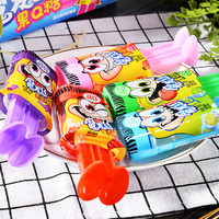 Vente en gros prix spécial cola saveur magique cheveux fruits sucette dure diverses saveurs bonbons