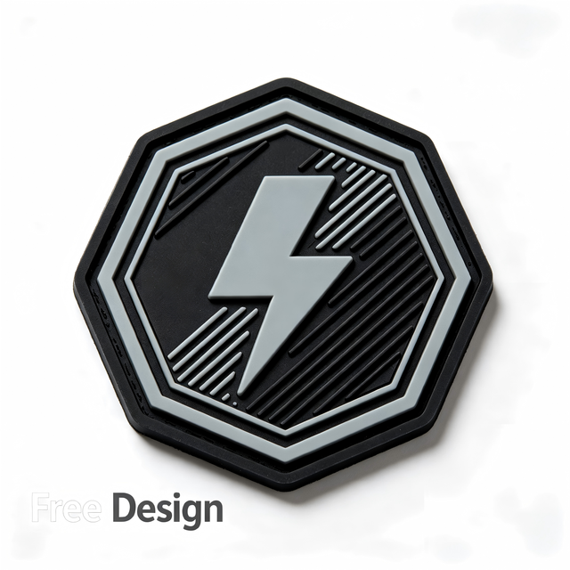 Custom PVC Patch with 3D Relief Logo Durable Soft Rubber Badge for Clothing Bags Hats Promotional Gifts