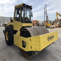 Rouleau compresseur vibrant d'occasion Bomag BW219 à tambour unique, moteur diesel 132KW, à vendre