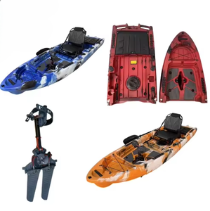 Kayak de pêche à pédales Yak Outdoors pour une personne, construction en HDPE rotomoulé, capacité de 100 kg, pour rivières - Product Image 4