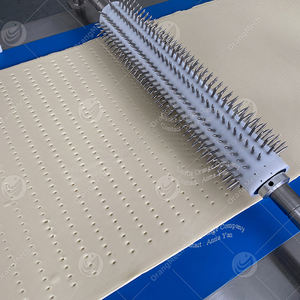 Presse à pâte à pizza automatique de 100 à 500 kg/h, machine à faire des pizzas nues, ligne de production de hamburgers, équipement de fabrication de pizzas - Product Image 2