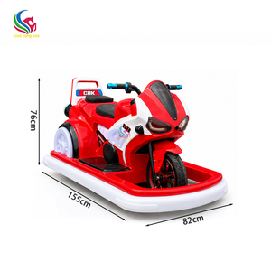 Moto électrique pour enfants en fibre de verre, voiture tamponneuse à batterie avec lumières LED pour centre commercial et parc d'attractions - Product Image 2