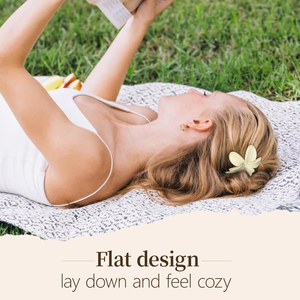 إكسسوارات شعر على شكل زهور من QINGYAN للنساء، مشابك شعر لامعة مسطحة على شكل زهرة، مشابك غير منزلقة بالجملة للنساء والفتيات - Product Image 3