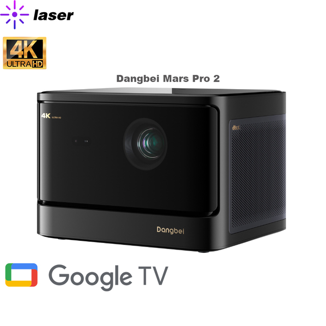 Global Top-sellers Dangbei Mars Pro2 (DBOX02) Smart Laser UST Projector 2450 ISO Lumens 3D 4K DLP Portable Home Theater