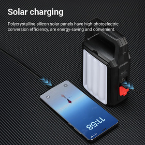 Có thể sạc lại LED năng lượng mặt trời Cắm Trại Ngoài Trời ánh sáng di động chiếu sáng khẩn cấp cho lều làm việc di động cắm trại đèn - Product Image 5