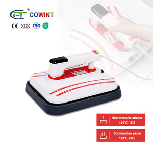 Presse à repasser automatique Cowint 42cm*30cm 220V, machine de transfert thermique multicolore pour vêtements, idéale pour la presse à chaud - Product Image 2