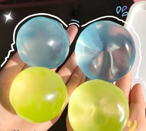 เจลลี่บอลน้ำมันมะพร้าวสีรุ้ง ของเล่นนุ่มนิ่มบรรเทาความเครียด วัสดุ TPE ของขวัญคลายกังวล สนุกสนาน สำหรับเด็กอายุ 14 ปีขึ้นไป - Product Image 6