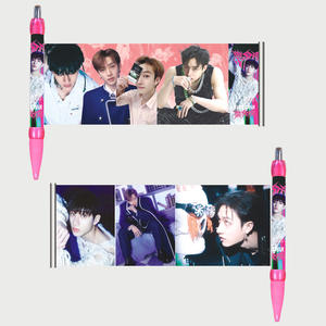 Penne a Sfera con Banner Estraibile HD KPOP Stray Kids Rock Star, Articoli di Cancelleria alla Moda per Studenti e Ufficio, Regali - Product Image 3