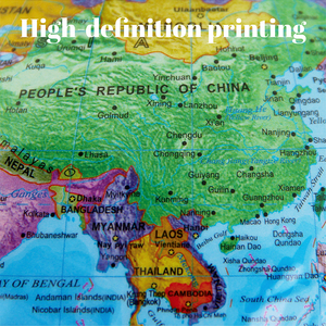 Globe terrestre 3D stéréo lumineux Lianying pour l'enseignement de la géographie, ornements pédagogiques pour les élèves du collège et du primaire, en plastique et métal - Product Image 5