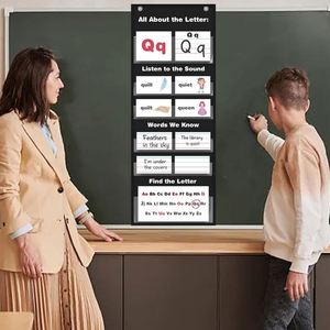 Tabla de Letras Educativa para el Aula, Herramienta de Aprendizaje Temprano del Alfabeto y Palabras, para Suministros de Enseñanza - Product Image 4