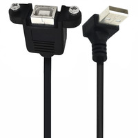 Câble d'extension USB 2.0 polyvalent ODM/OEM à fixation par vis pour panneau, pour téléphone portable, appareil photo, données et charge – Multifonction