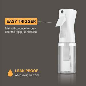 Botellas de spray de alta calidad con logotipo personalizado de muestra gratis reutilizables de grado alimenticio para cocina de salón con botella de spray continuo - Product Image 5