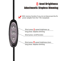 Interrupteurs à variation d'intensité manuels 3KEY USB 5V 2A pour éclairages LED