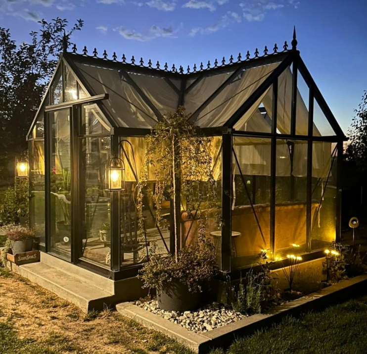 Outdoor Greenhouse Aluminum Frame Greenhouse Garden