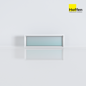 หน้าต่างกระจก uPVC Hoffen ขนาด 150x40 แบบคงที่ กันเสียง กันน้ำ ป้องกันความร้อน สำหรับอาคาร - Product Image 2