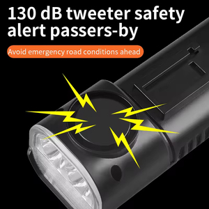 2025 Loa 130dB Sừng 1000lm USB Có Thể Sạc Lại Được Xây Dựng-Trong Pin Không Thấm Nước ABS + PC Đêm Cưỡi Xe Đạp Phía Trước 4t6 LED Xe Đạp Ánh Sáng - Product Image 3