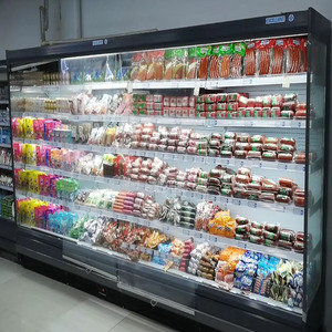 Siêu thị multideck Showcase mở máy làm lạnh Cooler hiển thị tủ lạnh cho các loại trái cây rau - Product Image 5