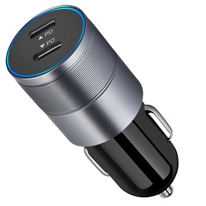 Chargeur rapide de voiture double port 12V 24V universel PD 20W USB C Socket Compatible pour <span class=keywords><strong>iPhone</strong></span> 15 <span class=keywords><strong>14</strong></span> pour Samsung pour Galaxy Gan Material - Product Image 3