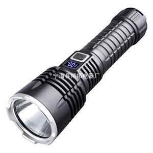 <b>Flashlight</b> <b>Rechargeable</b> Battery Led Aluminum Alloy Outdoor With Dimmer And Battery Display - Product Image 2