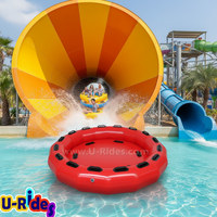 Prix d'usine U-Rides WG Bateau pneumatique de rafting en PVC avec certification CE, capacité <100 kg, <5 passagers, pour parcs aquatiques