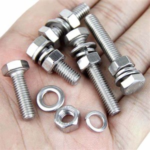 <span class=keywords><strong>Precio</strong></span> de fábrica 304 18-8 Rosca completa M6 M8 Cabeza hexagonal Pernos de acero inoxidable Acabado liso - Product Image 2