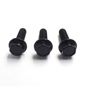 Flangia Integrale in Ottone/Acciaio al Carbonio Nera Resistente alla Corrosione M6 M8 <span class=keywords><strong>M10</strong></span> Anti-Allentamento Alta Coppia Standard ISO Direttamente dalla Fabbrica - Product Image 2