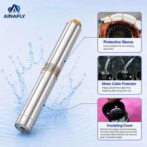 <span class=keywords><strong>Pompe</strong></span> submersible pour puits profond Fly 4SDM4/28 AC, 4 pouces, monophasée 220V, 4m³/h, 28 étages, en acier inoxydable - Product Image 4