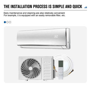Aire Acondicionado Split de Pared de 9000 Btu, Aire Acondicionado de Pared Pequeño de Alta Eficiencia Energética con Control Remoto - Product Image 6