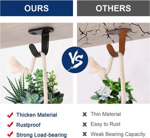 Bán Hàng Nóng Thép Không Gỉ Vít Gắn Trần Móc Dưới Kệ Khăn Áo Quần Áo Móc Nhiệm Vụ Nặng Nề Móc Áo - Product Image 6