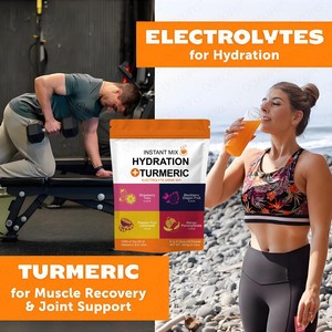 Bevanda Elettrolitica Istantanea OEM per Adulti con Curcuma, Vitamina C, D, Zinco, Gusti Naturali di Frutta, Energia Quotidiana - Product Image 5