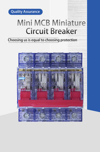 DZ47-63ใส4P MCB <span class=keywords><strong>วงจร</strong></span>เบรกเกอร์6 Ka ความสามารถในการทำลายกระแสเกิน400V สำหรับอุตสาหกรรม - Product Image 6