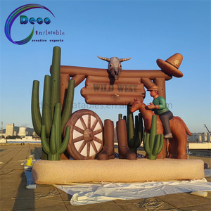 Ballon <span class=keywords><strong>gonflable</strong></span> Western <span class=keywords><strong>Cowboy</strong></span> et marqueur géant de costume pour festivals et décorations - Product Image 4